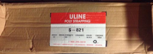 New Uline Poly (Polypropylene) Strapping S821 1/2&#034; X.024&#034; X 7200&#039;