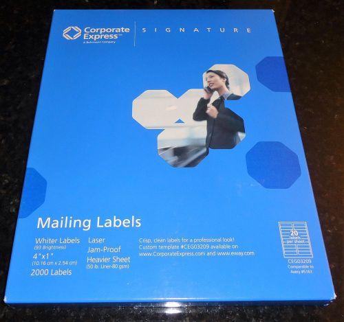 Corporate Express Signature Mailing Labels