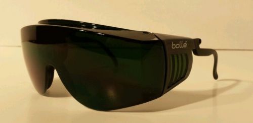 Bolle Override Safety Glasses Black Temples IR Shade 5 Anti-Scratch Lens 40056