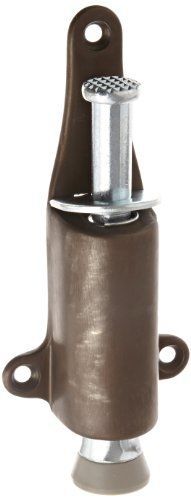 Rockwood 459.10b bronze spring loaded plunger stop, #8 x 3/4&#034; oh sms fastener, for sale