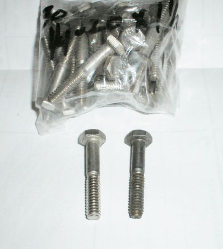 30-SS 1/4-20 x 1 1/4&#034;   HEX HEAD BOLTS MACHINE SCREWS 18-8 STAINLESS STEEL PARTS