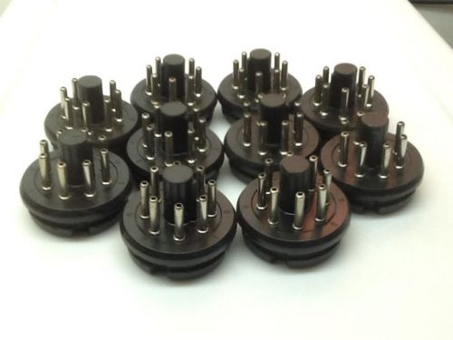 TRW TUBE CINCH (10 ) CONNECTORS Octal 8 Pin Plugs P/N 8PB (see Store for MORE)