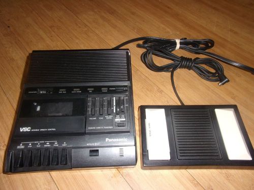 Panasonic rr-830 standard cassette transcriber with foot control for sale