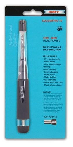 Solder It PRO-70 Deluxe 2 in 1 2450F Butane Pencil Torch