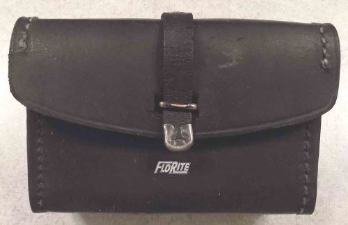 Vintage FloRite MRF Air Velocity Meter Leather Case w/Parts List - FREE SHIPPING