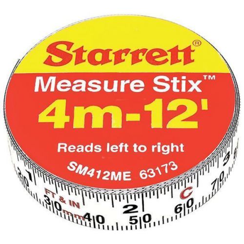 STARRETT 63173 1/2&#034;X12&#034; STEELADHESIVE TAPE