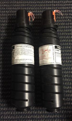 Lot of 2 ~ NEW Genuine Toshiba T-3520 Toners with 2 Waste Bottles