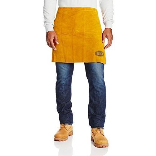West Chester 7012 Heat Resistant Leather Waist Apron, 24&#034; Width x 18&#034; Height,