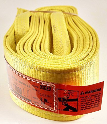 Dd sling. multiple sizes in listing! made in usa 3&#034; x 14, 2 ply, nylon lifting &amp; for sale
