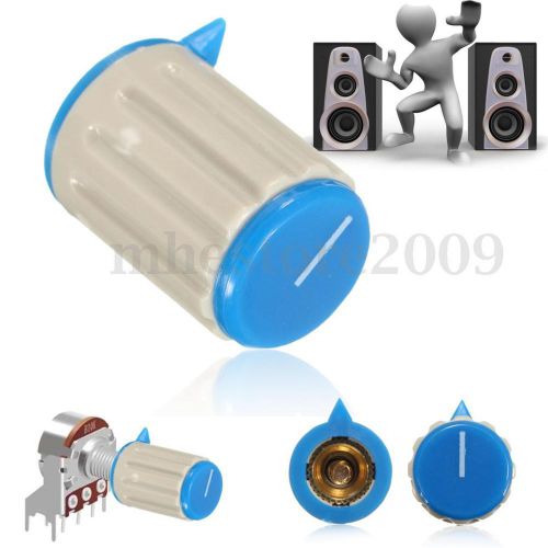 Volume Control Rotary Knobs Mini Cap For 8mm Dia Knurled Shaft Potentiometer
