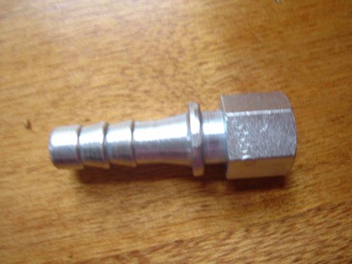 Dixon 3550 zinc plated steel air fitting, nipple, 1/2&#034; hose id, 3/8&#034; npt size for sale