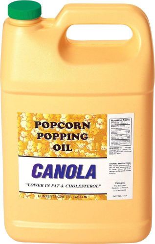 NEW Paragon Canola Popcorn Popping Oil (Gallon) FREE SHIP
