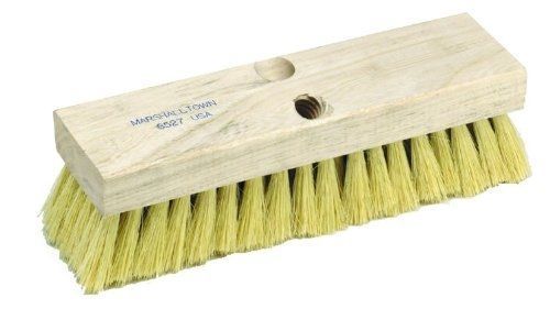 Marshalltown the premier line 6527 10-inch by 2-7/8-inch deck scrub brush for sale