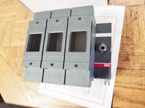 Abb 600 v 200 amp 3ph disconnect switch abb general purpose switch  mod 0s200j03 for sale
