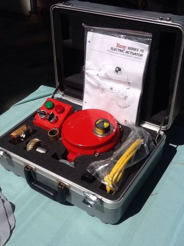 Bray Series 70 Electric Actuator in Bray case with many extras