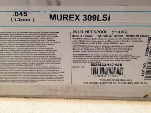 Stainless Steel Mig wire .045 309LSi 25 # Lbs. MUREX