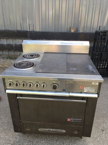 Wow! wow wow! garland heavy duty electric range / griddle / oven send best offer for sale