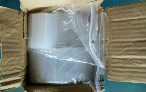 2x5 Clear Resealable Poly Bags Approximately 900