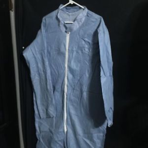 Lakeland industries  blue  pyrolon coveralls size xl fr coveralls for sale