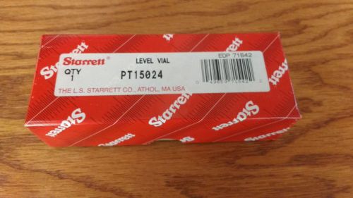 NEW STARRETT REPLACEMENT VIAL FOR 12&#034;/18&#034; MACHINIST LEVEL PT15024