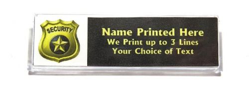 Security badge custom name tag badge id pin magnet for guards campus office for sale