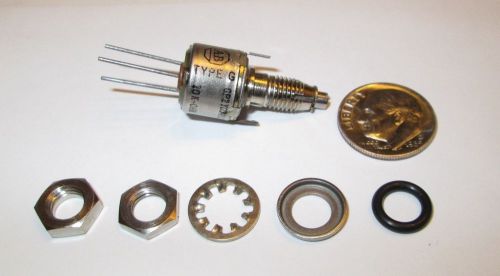 10k ohm  miniature locking potentiometer w/panel seal allen-bradley  nos - 1 pc. for sale