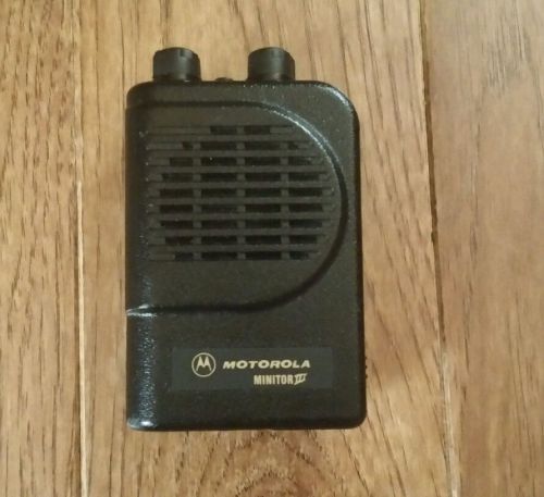 Motorola Minitor III (3) 1 CH NON-SV VHF Low Band Pager A01YMS7238AC 45-50 MHz