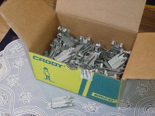 Box of 74 erico caddy 515a lay in light fixture clip for straight &amp; upturned fix for sale