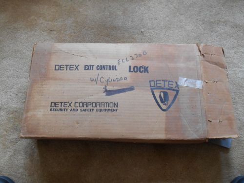 Detex ECL 230B Exit Control Lock in Box w NIB Yale Cylinder