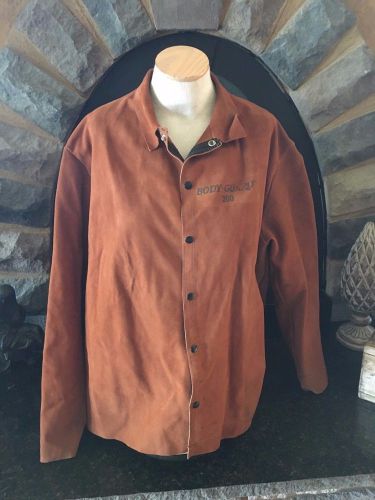 Body Guard Split Leather Industrial Welding Jacket Cost Size XL Model 200