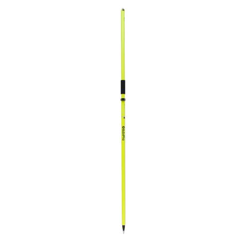 Fluorescent yellow gps 2m rover rod rtk pole surveying gps sokkia trimble topcon for sale