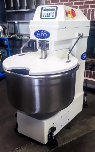 Sinmag/abs sm-120t 120kg spiral dough mixer with timer &amp; stainless steel bowl for sale