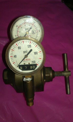 Airco Dual Stage Oxy Acetylene Regulator Two 2 Welding Cutting Outfit Part Gauge
