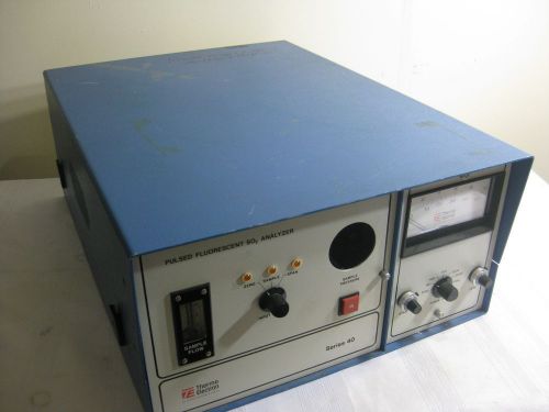 THERMO ELECTRON PULSED FLUORESCENT SO2 ANALYZER ,Series 40