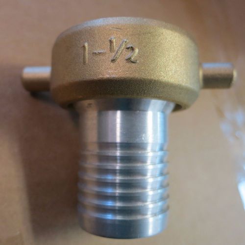 1 1/2&#034; npt x 1 1/4&#034; water hose fitting,dredge,highbanking gold panning sluicing for sale