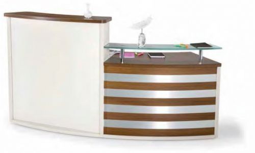 Contemporary reception station front desk unit for sale