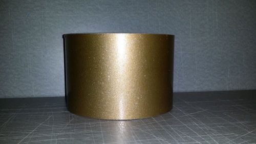 3.5&#034; X 50yd ULTRA METALLIC GOLD cast vinyl roll