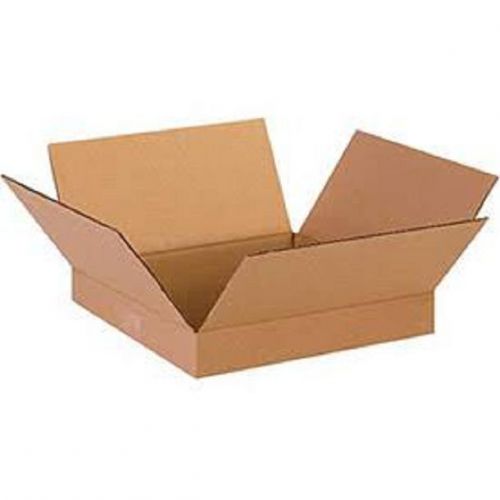Corrugated Cardboard Flat Shipping Storage Boxes 13&#034; x 13&#034; x 2&#034; (Bundle of 50)