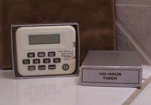 Vintage fisher scientific 100 hour timer no. 06-662-9 box &amp; instructions for sale