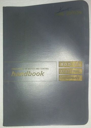 1968 Bodine Electric Company  Fractional HP Motor and Control Handbook  Book