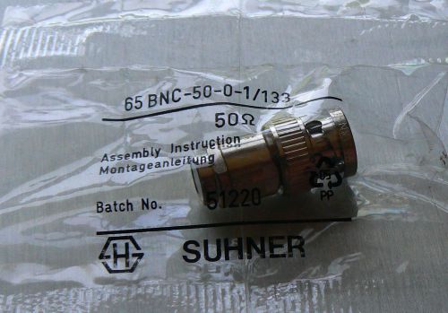 Suhner 65 bnc-50-0-1/133 50 ohm bnc terminator - unused for sale