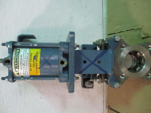 2 1/2&#034; stainless knife gate valve #5241051d no tag cf8m mwp:100psi new for sale