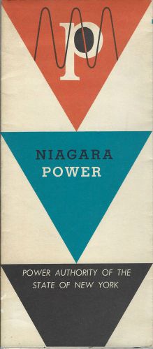 Brochure - Niagra Power Project - Hydro Electric - New York - c1960 (E3014) - S
