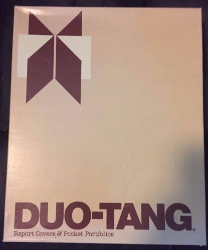 Duo-Tang Black Report Cover, Laminated &amp; Panel Cover 51458-05 Box of 25