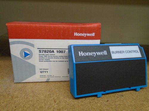 Honeywell s7820a1007 remote reset module for sale