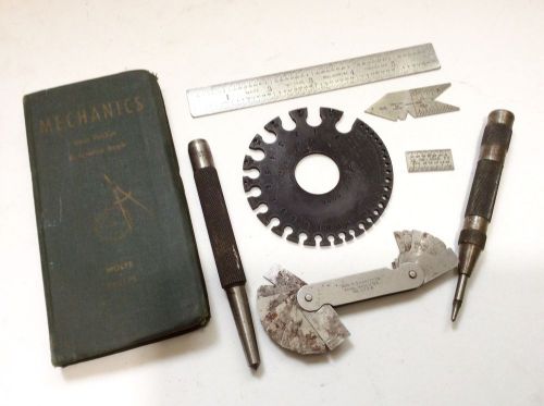 SMALL GROUP OF VINTAGE MACHINIST TOOLS