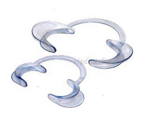 500*Dental Teeth Whitening Cheek Retractor Transparent White For Repeated Use VP