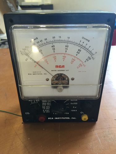 Vintage RCA Meter Assembly Kit  Multimeter  Instruments , Free Shipping