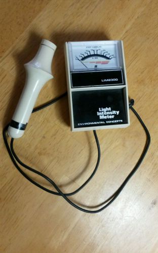 LIM2300 LIGHT INTENSITY METER BY ENVIRONMENTAL CONCEPTS USED
