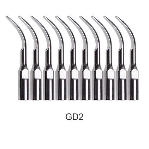 10 Dental Scaler Insert Tip GD2 fit SATELEC/DTE/NSK ULTRASONIC PIEZO SCALER HYP